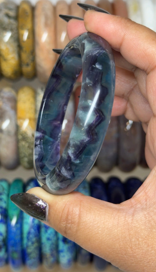 Rainbow Fluorite Bangle 60.3mm