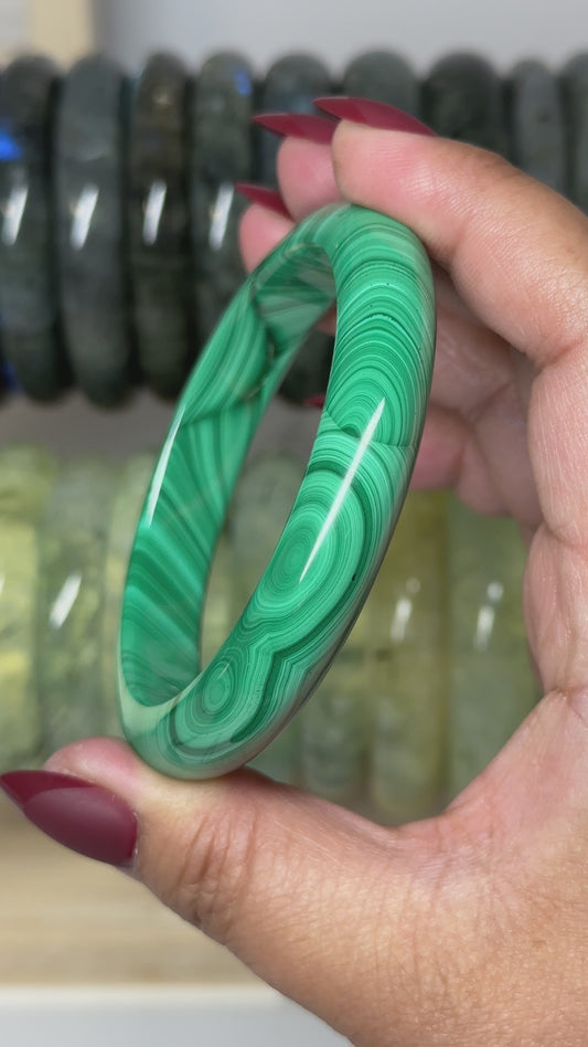 Malachite Bangle 60.1mm