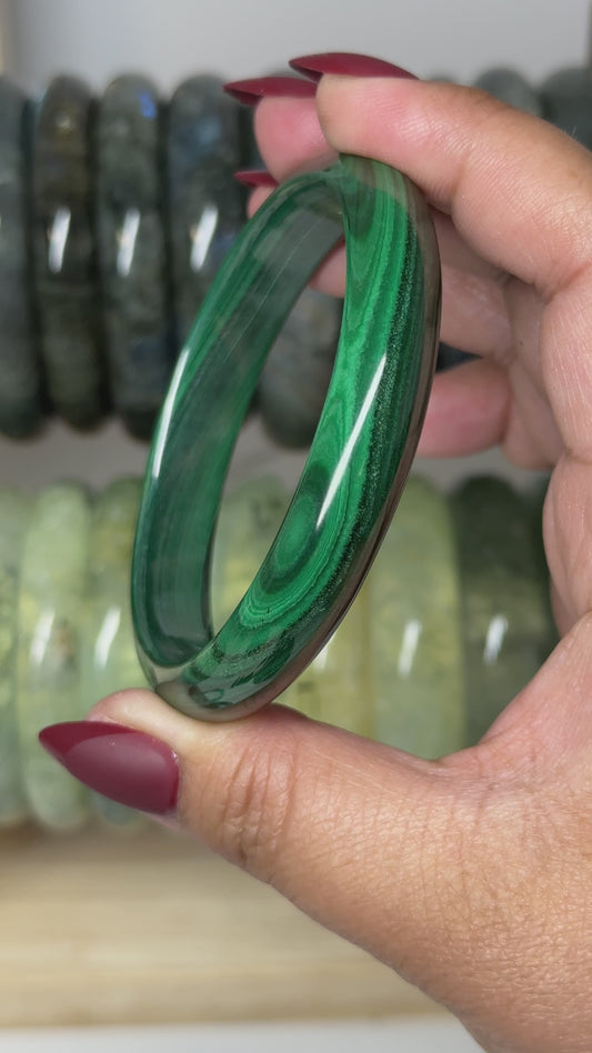 Malachite Bangle 62.3mm