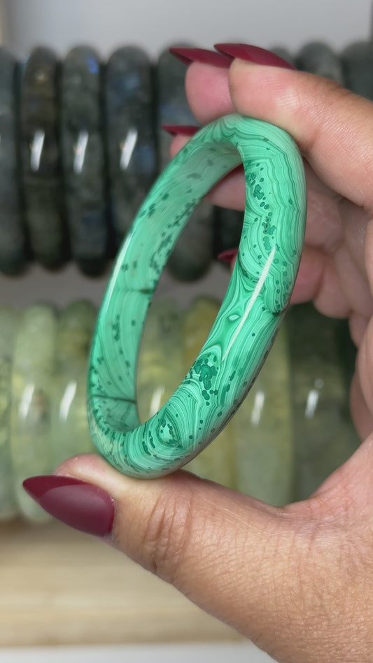 Malachite Bangle 60.3mm