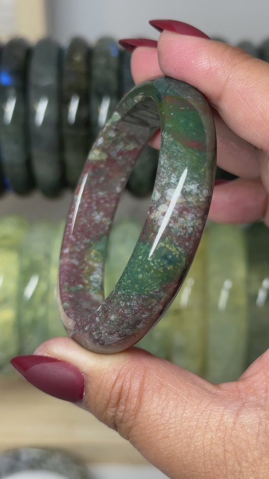 Ocean Jasper Bangle 55.2mm