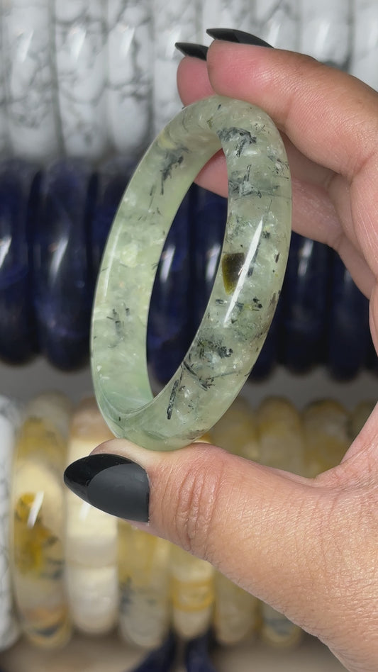Prehnite Bangle 56.9mm