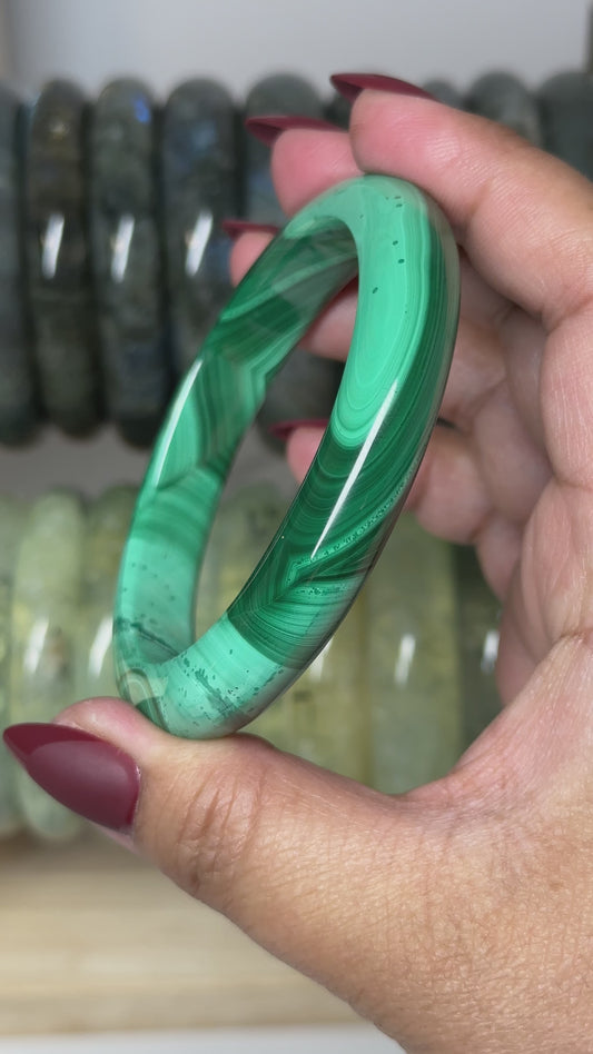 Malachite Bangle 59.9mm