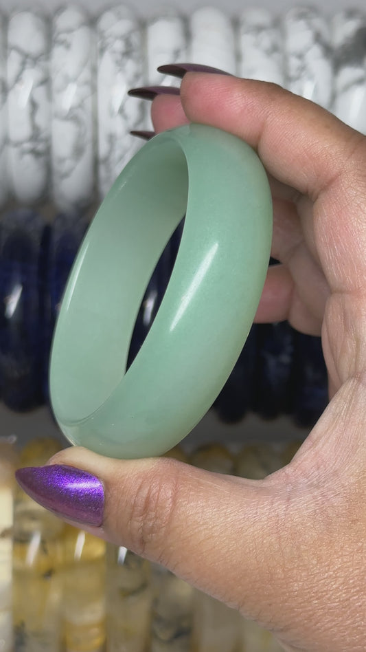 Green Aventurine Bangle 61.4mm