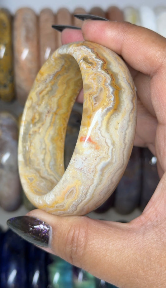 Laguna Lace Agate Bangle 58.8mm