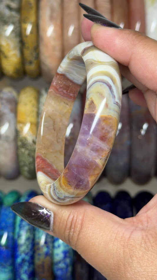 Amethyst Lace Agate 56.9mm