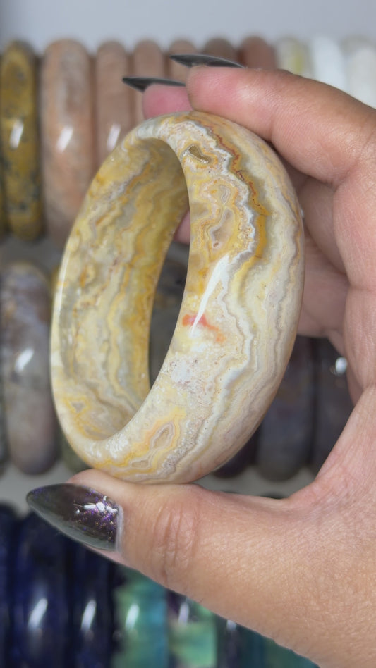 Laguna Lace Agate Bangle 58.8mm